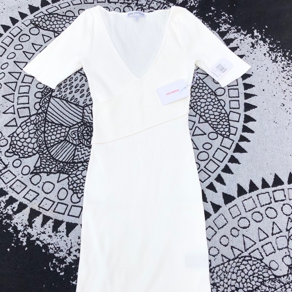 ✨NWT Good American Ribbed Knit Dress